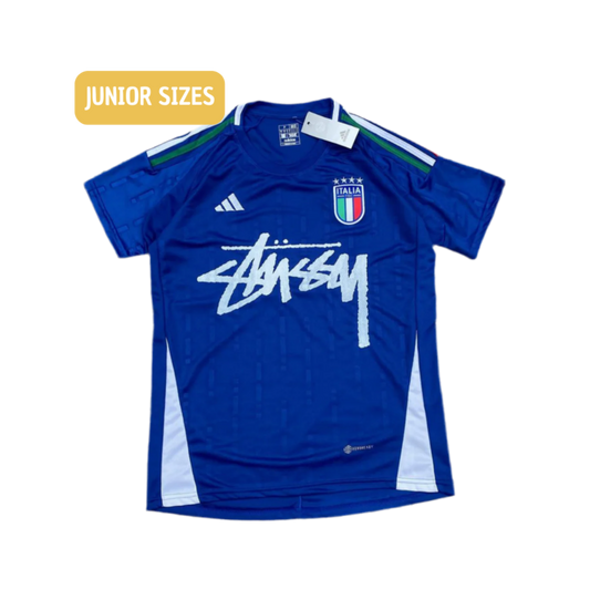 STÜSSY X “ITALY” JERSEY -  BLUE ( JUNIOR SIZE)